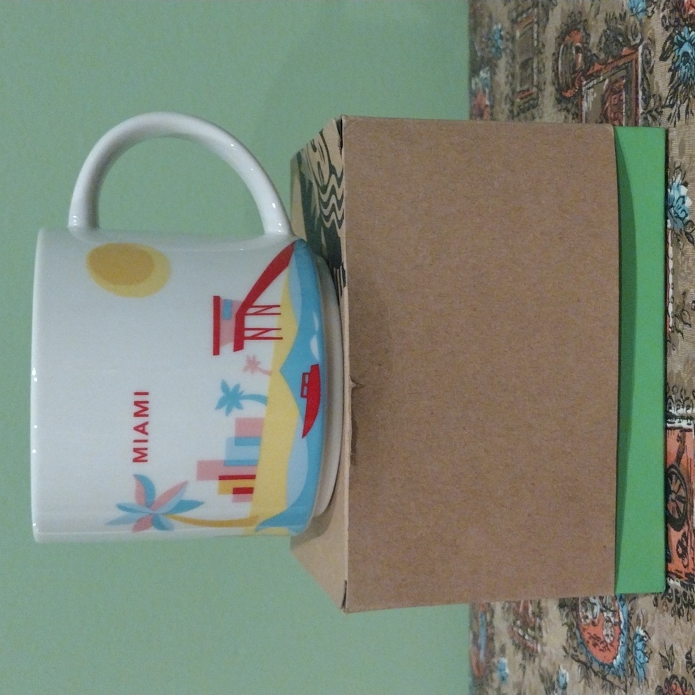 NEW Starbucks Miami 14oz Ceramic Mug